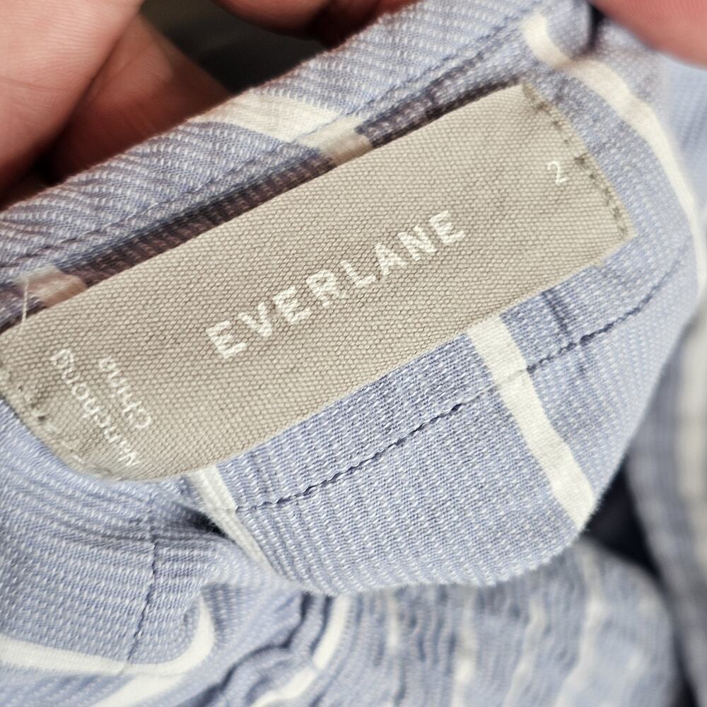 Everlane Women's the picnic Dress Stripped Coastal Summer Festival size 2 - Picture 12 of 12